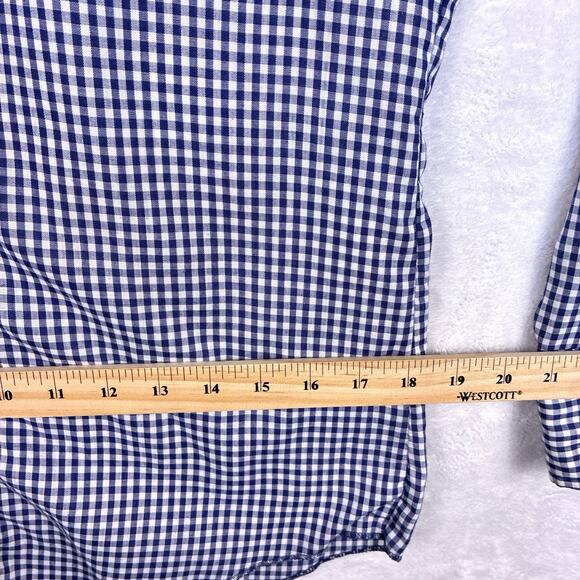 VTG 70s Dickson Jenkins Pearl Snap Western Shirt Mens 16/36 (M) Blue Gingham USA - Picture 6 of 10